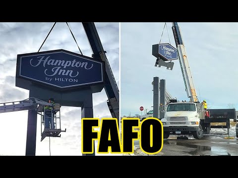 WOKE Anti-ICE Hampton Inn FINDS OUT after Hilton NUKES their hotel! FAFO!