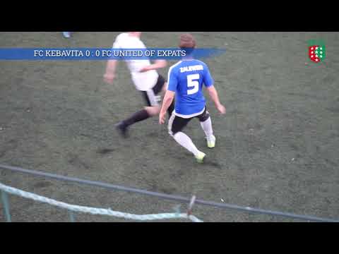 FC KEBAVITA 1 : 1 FC UNITED OF EXPATS - EKSTRAKLASA - 2 KOLEJKA SEZON LATO 2019
