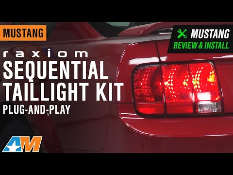 2005-2009 Mustang Raxiom Sequential Tail Light Kit - Plug and Play Review & Install