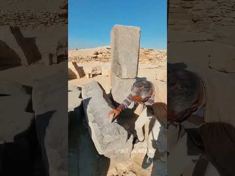 The MUSIC STONE at The PYRAMID OF SAHURE in Abusir 🎶