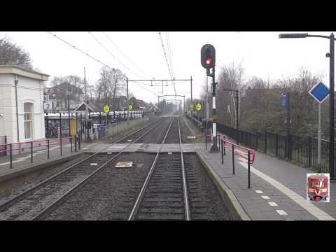 Meerijden met de machinist van Roosendaal naar Dordrecht. (Zonder snelheidsmeter)