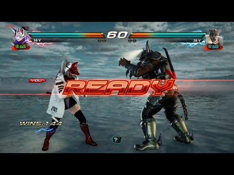 420_7 Kunimitsu Ryona vs Armor King - Tekken 7 ( Anakin x24 ) sin Grafica Dual