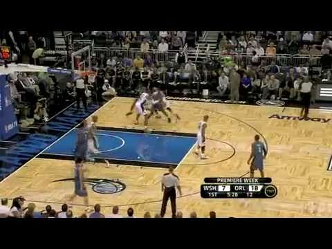 John Wall NBA debut 14pts 9asts 3stl vs Orlando Magic 28 Oct 2010