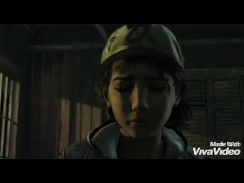 Louis and clem are kissing when.....