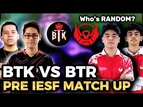 Fwydchickn, Bestplayer1 and BTK FIRST FACE OFF against BTR in a rank game... IESF PREPARATION?