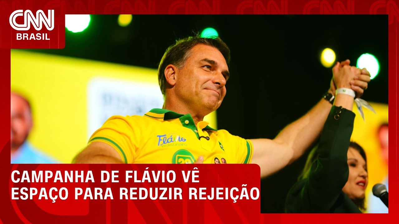 Eleições 2026: Campanha de Flávio vê espaço para reduzir rejeição | CNN 360º