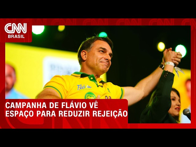 Eleições 2026: Campanha de Flávio vê espaço para reduzir rejeição | CNN 360º
