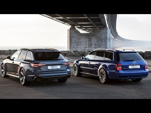 AUDI RS4 - GENERATIONS CLASH: 2001 vs 2018 - B5 vs B9 - New kid vs its grandfather