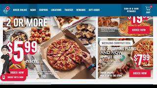 New wings and deals at Dominos.com