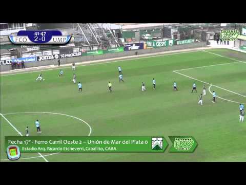 Ferro Web - Compacto del partido: Ferro Carril Oeste 2 - Unión (Mdp) 0