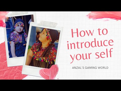 How to introduce Your Self | Self Introduction for Kids | Anzal's Gaming World