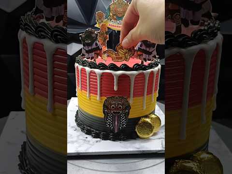 Kue ulang tahun jaranan #cake #cakedecorating #trandingshorts #shortsviral @mentaricakequeen