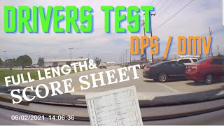 Pass the drivers test! Full recording of real DMV/DPS Drivers Test 2021
