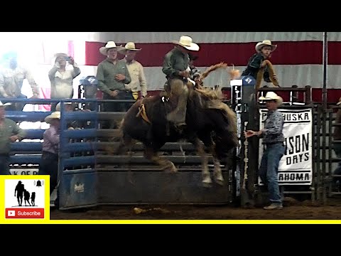 Bronc Riding Set 1 - 2022 Ben Johnson Days Ranch Rodeo | Saturday