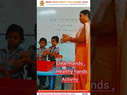 Clean Hands, Healthy Hands 🧼 | Fun Hygiene Activity by Little Moralites | MDPS Bihta
