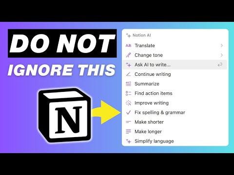 How to Use Notion AI — Beginner Tutorial
