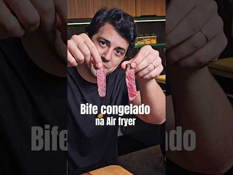 Como fazer bife congelado na Air fryer? Será que dá certo?