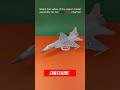 How To Make A Paper Airplane Best Paper Plane Jet Fighter JF 17 THUNDER