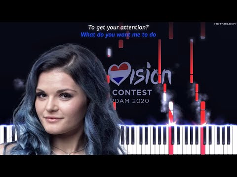 Ulrikke Brandstorp - Attention (Eurovision 2020 - Norway) | Piano Instrumental Cover Karaoke