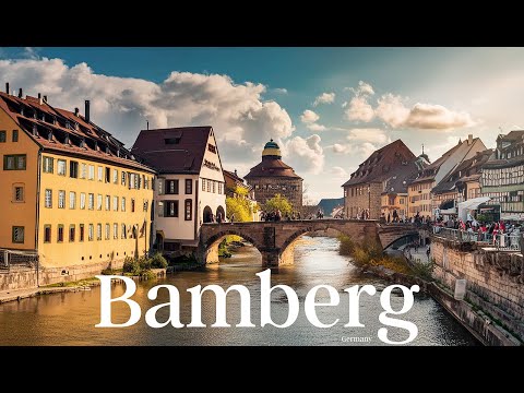Bamberg,Germany Walking tour 4K 60fps I Most attracted and beautiful city,