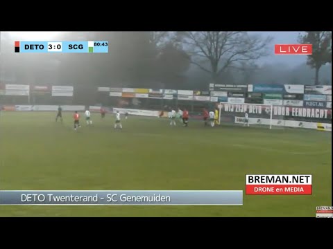 10-12--2022 Live-uitzending DETO Twenterand -  SC Genemuiden (laatste 10 min. geen verbinding)