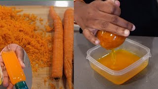 How To Make Carrot oil (home) for brighter skin & Hair