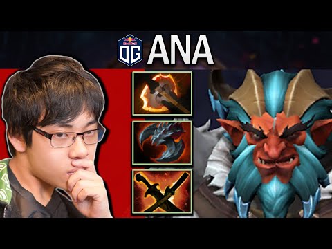 OG.ANA SMURF TROLL WARLORD GOES FOR ORANGE BUILD - DOTA 2 GAMEPLAY