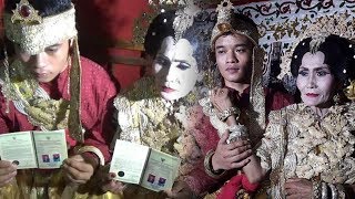 Pernikahan Pemuda 20 Tahun Nikahi Janda 65 Tahun, Dihadiri Waketum DPRD hingga Buat Macet Jalan