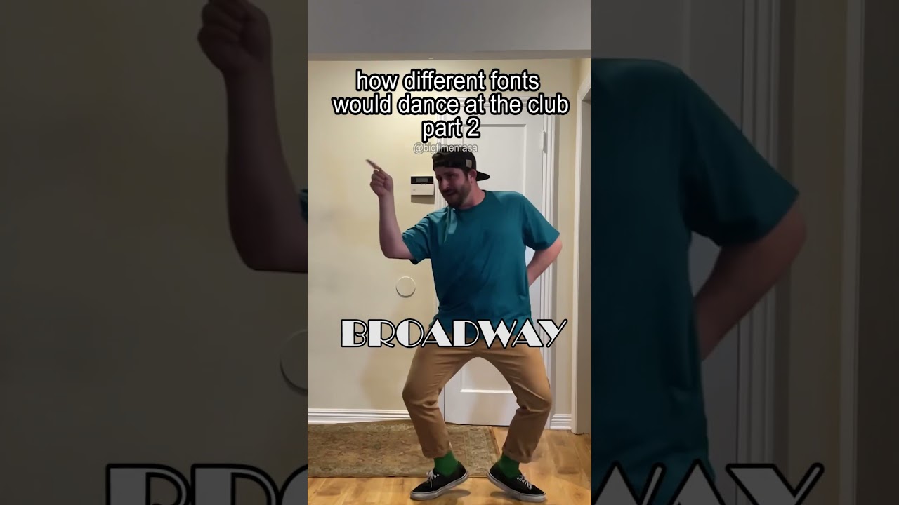 How Font Would Dance1 (Part 2)
