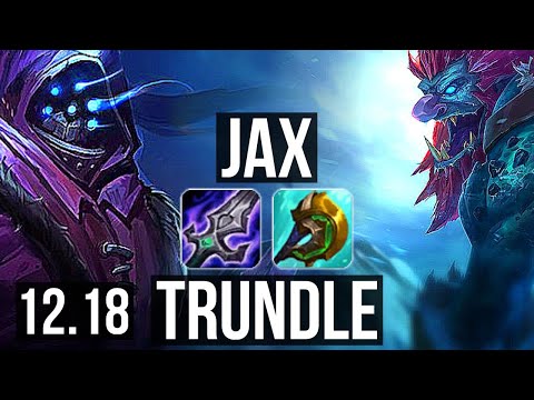 JAX vs TRUNDLE (JNG) | 7/0/6, 66% winrate, Godlike | EUW Master | 12.18
