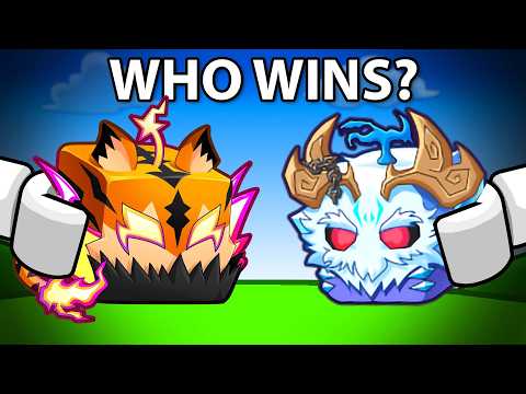 Tiger Fruit Vs Yeti Fruit In Blox Fruits