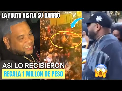 ¡QUE JUIDERO! La Fruta Hace Caravana😱 Y Celebra Su Premio De la Casa De Alofoke 2 En Su Barrio