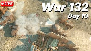 🔴 FOXHOLE AIRBORNE // WAR 132 - DAY 10 // WARDEN FRONTLINE // LIVE GAMEPLAY