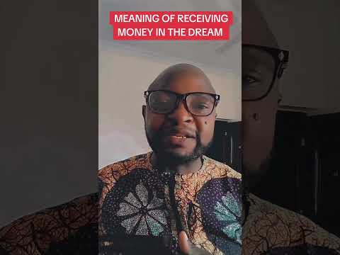 MEANING OF RECEIVING MONEY IN THE DREAM. SOMEONE GAVE YOU MONEY IN THE DREAM SO THIS IS THE MEANING.