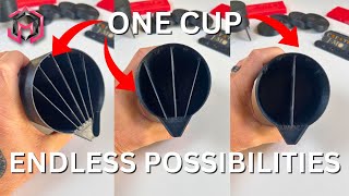 MUST SEE NEW TOOL!! Split Cup Acrylic Pouring and Fluid Art for Therapy