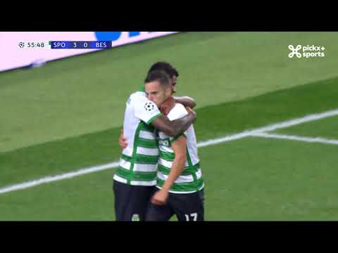 Champions League 03/11/2021 / Goal Sarabia against Besiktas