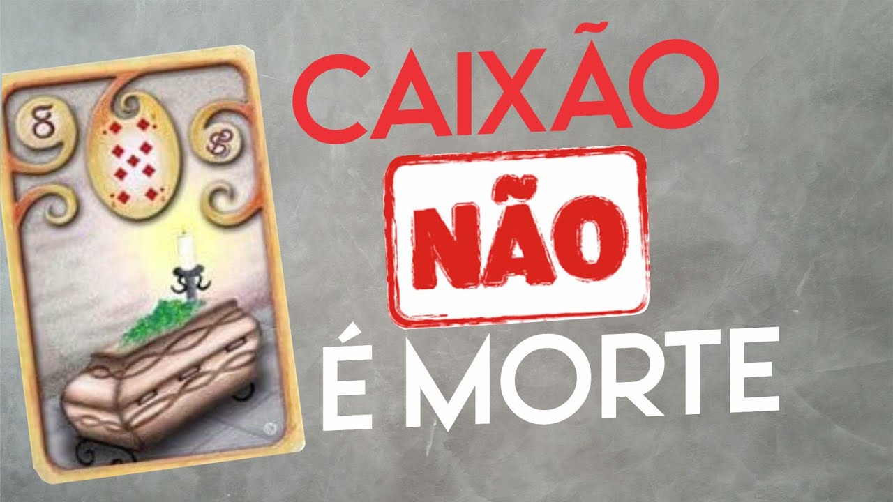 ⚰️CARTA DO CAIXÃO NÃO SIGNIFICA SÓ MORTE! (SIGNIFICADO TERAPÊUTICO - Baralho Cigano/Lenormand)