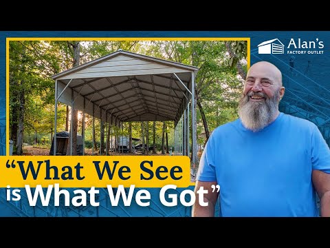 Phillip: My Affordable RV Carport from Alan's Stands Tall!