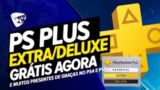 PS PLUS DELUXE GRÁTIS De VERDADE No PLAYSTATION! PRESENTES De 3 ANOS De PS PLUS DELUXE DE GRAÇA