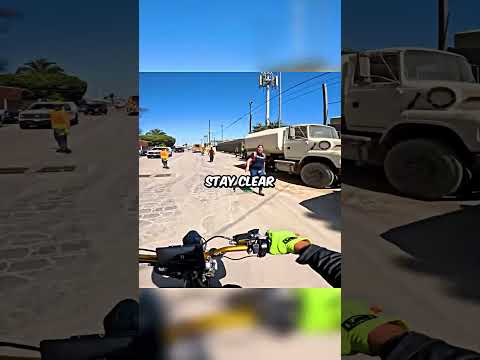 Biker Investigates Toxic Explosion