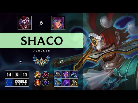Shaco Jungle vs Lillia: Unstoppable - EUW Challenger Patch 14.15