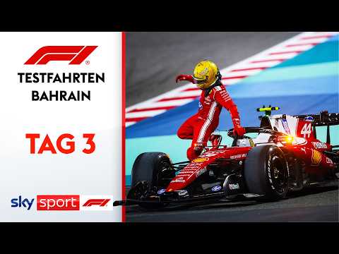 Rote Flagge kurz vor Schluss | Formel 1 Testfahrten in Bahrain 2026 | Tag 3 | Sky Sport F1