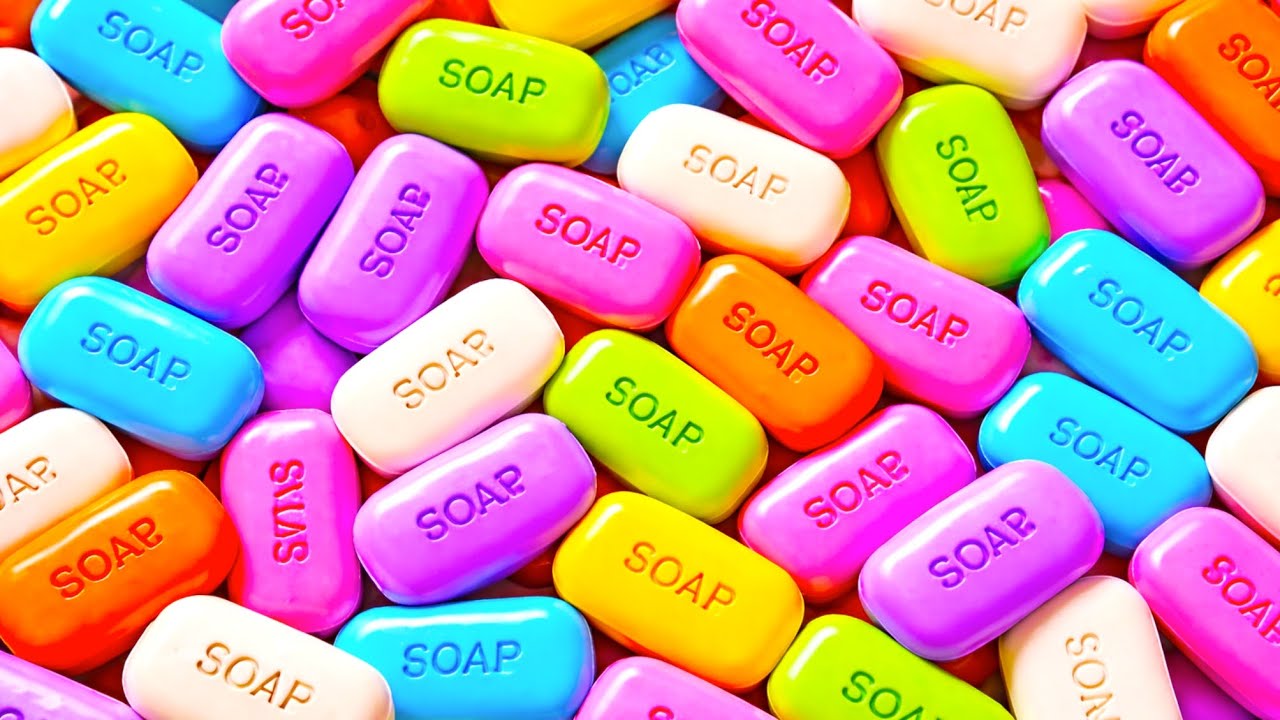 Colorful Soap Unboxing 🌈 | ASMR Relaxing Sounds #ASMRGLOWSOAPLAB