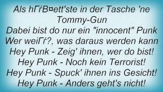 Slime - Hey Punk Lyrics