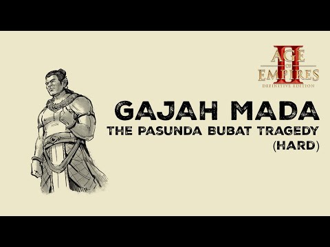 Gajah Mada Campaign 5 Hard - The Pasunda Bubat Tragedy | Age of Empires 2 Definitive Edition