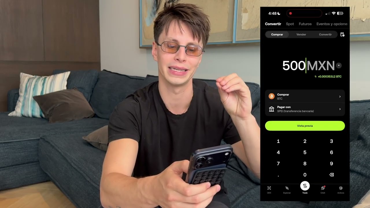 Comprar Bitcoin en Mexico con SPEI usando OKX