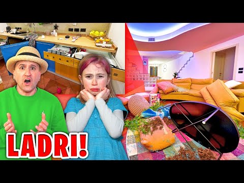 UN LADRO È ENTRATO NELLA NOSTRA NUOVA CASA ALLE 3 DI NOTTE E DISTRUGGE TUTTO! *Giorgia Piange!*