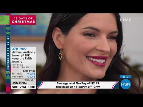 Michael Anthony Jewelry 10K Keep the Faith Layered Neckl...