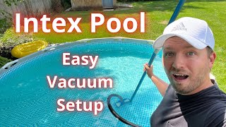 Intex Pool Manual Vacuum Setup and How To.