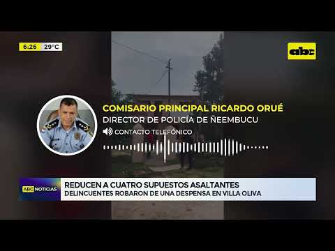 Reducen a cuatro supuestos asaltantes